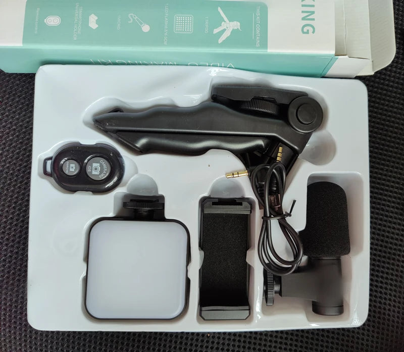 Top Seller Microphone Stand Video Ring Light for Cell Phone Tidesmit