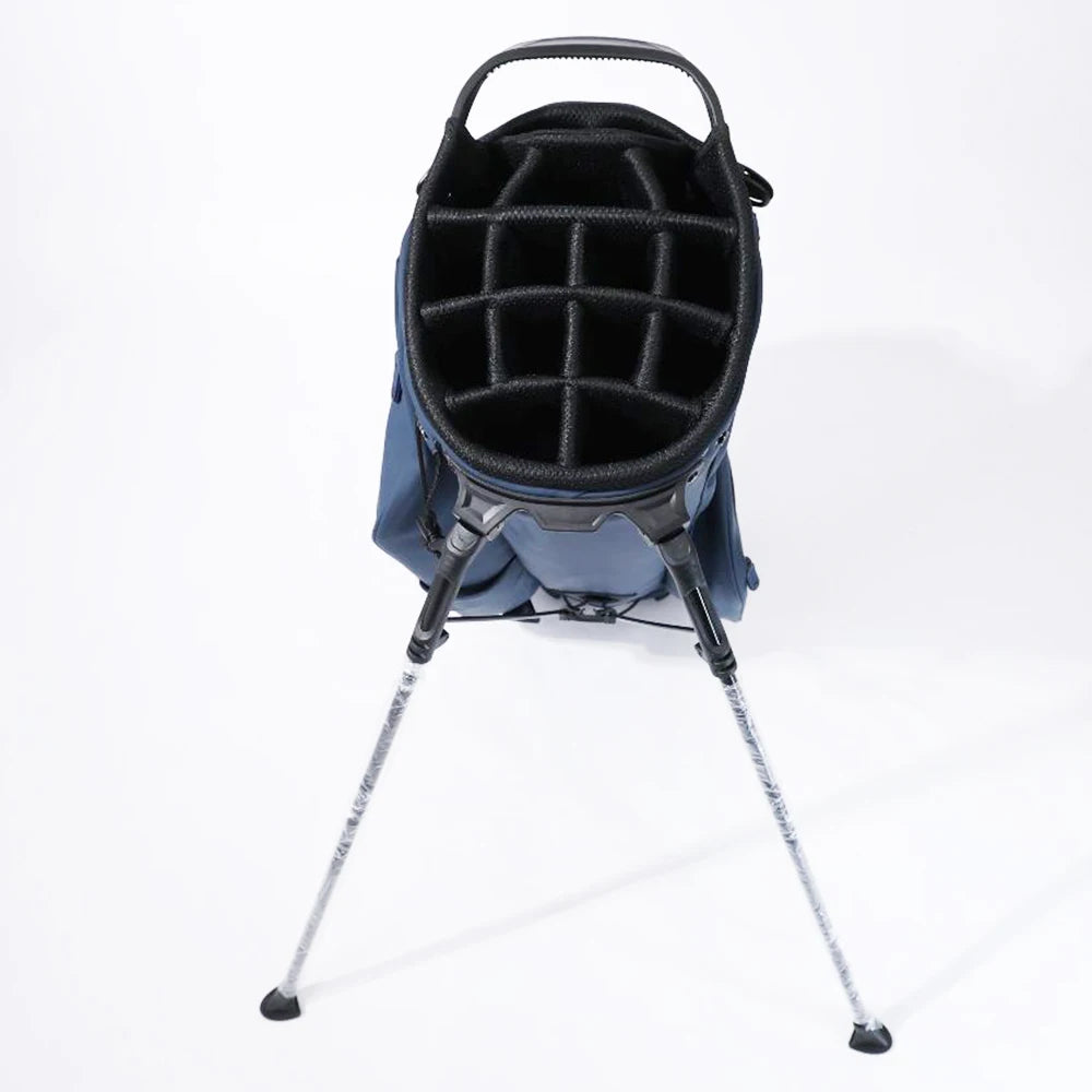 JBoss Golf Waterproof Full Length 14 Ways Brown Navy Blue Divider Magnetic Pocket Fast Delivery Golf Stand Bag