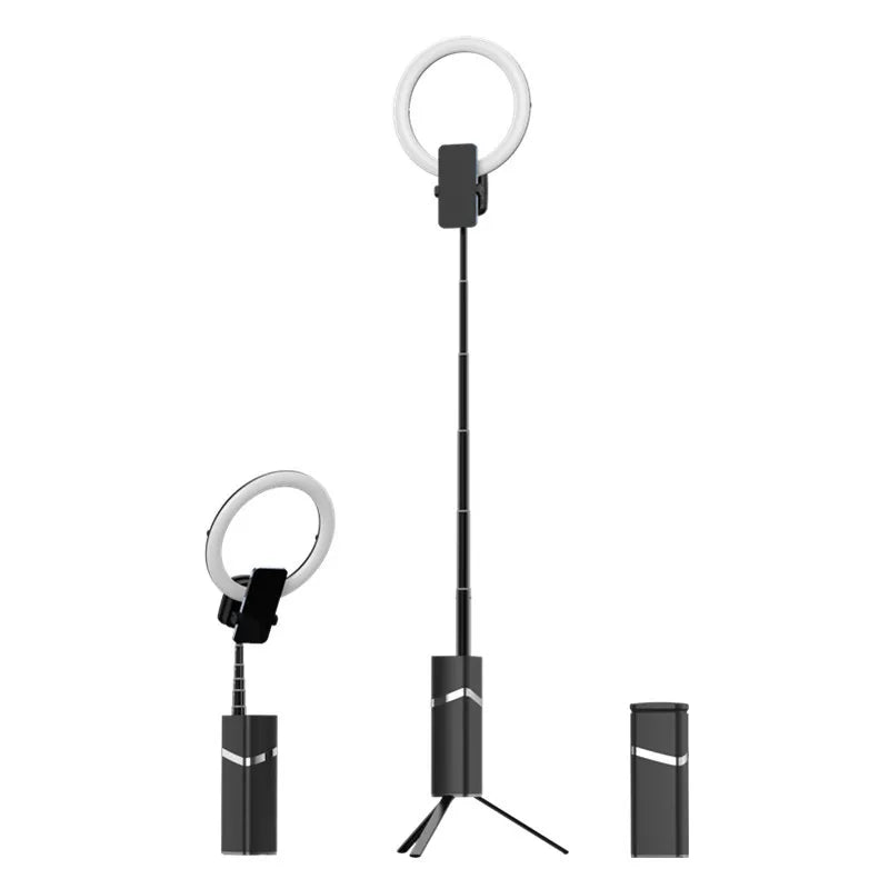 Hot yy-1 pink selfish phone small ring tiktok light photo and video production battery powered ring light 360 photo studio Tidesmit