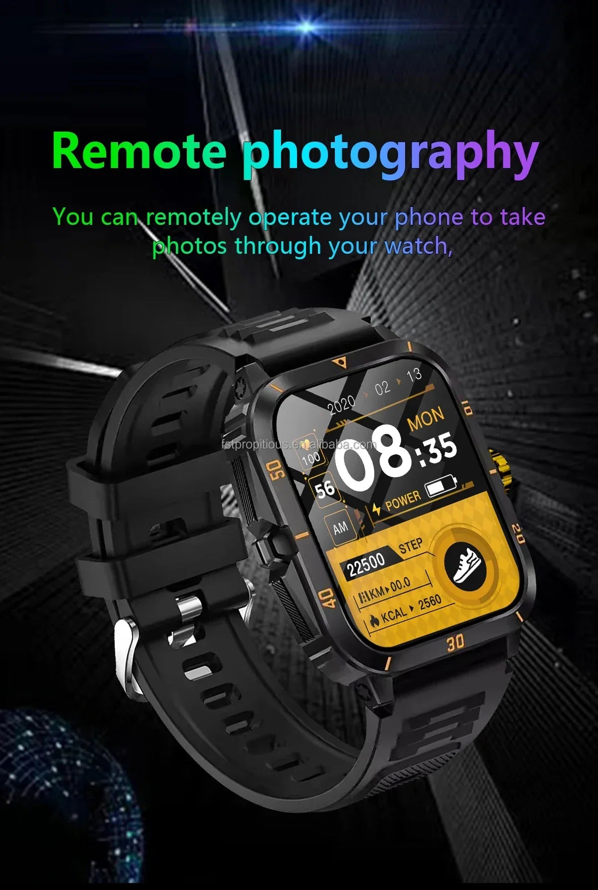 H23 Cheap Square Smartwatch BT Call Sport Modes Fitness Tracker Reloj Inteligente Men Smart Sport Watch Support Fitness Monitor - Tidesmit