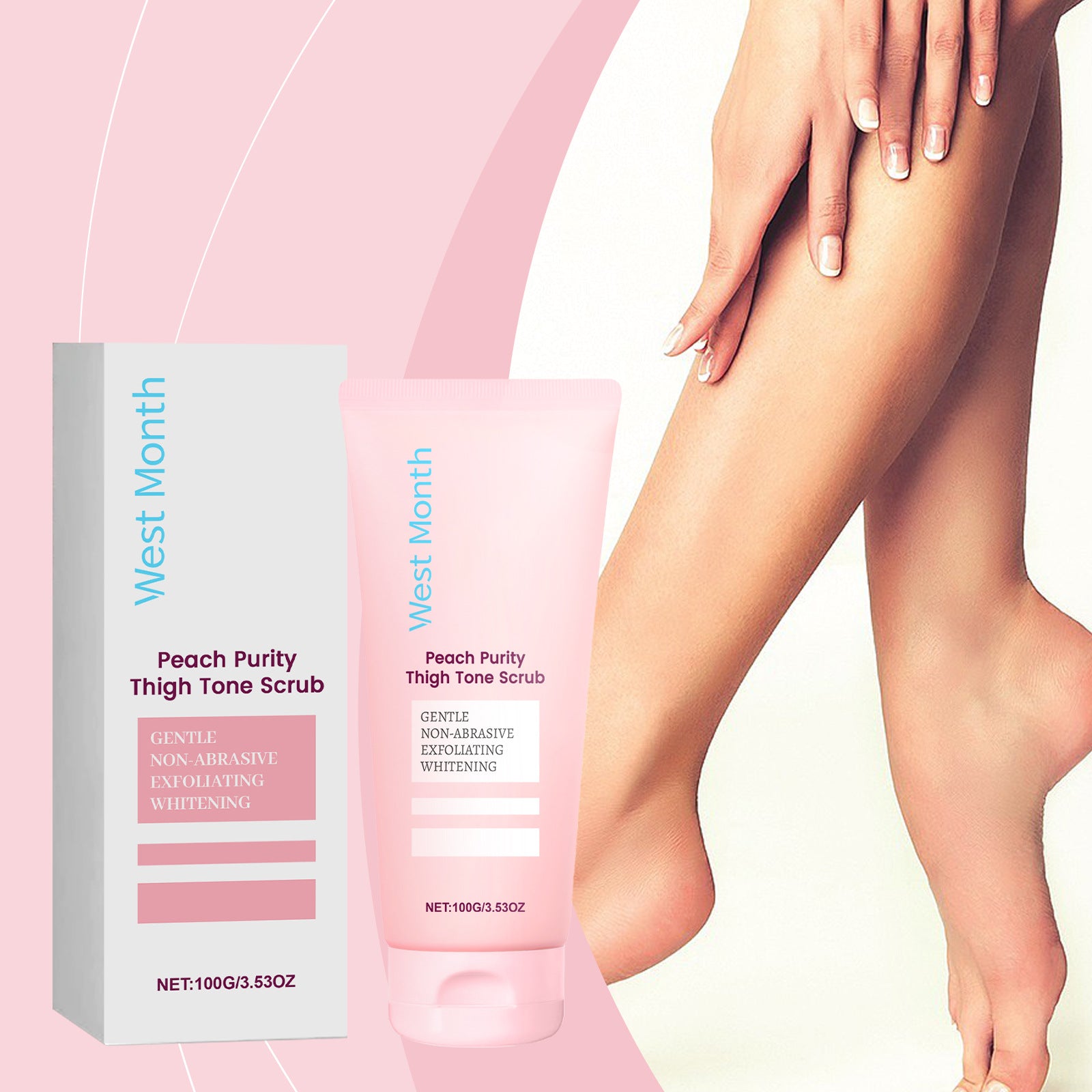 Whitening Body Scrub 100g - Professional Exfoliation for Radiant Skin Scrubs Treatments Tidesmit