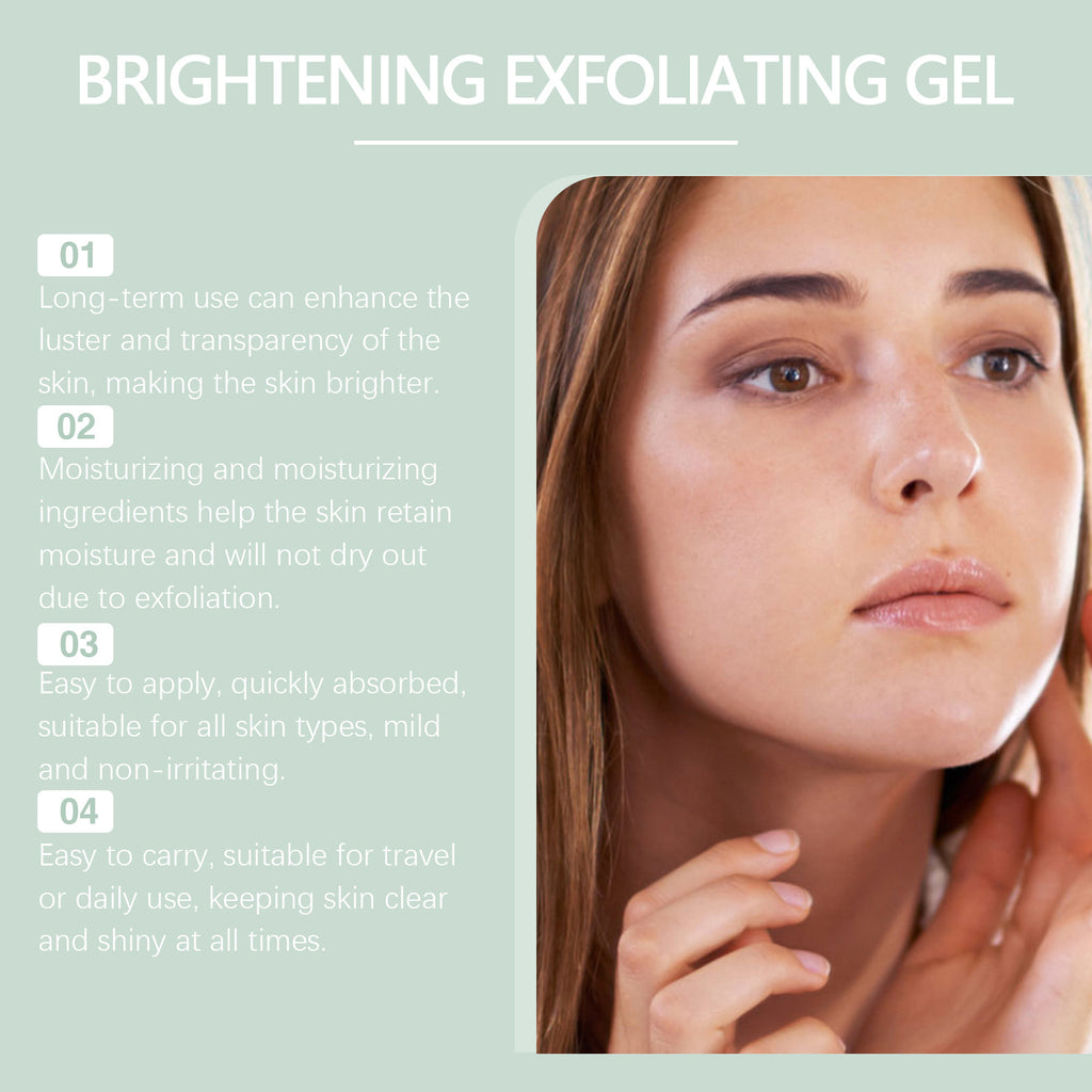 Exfoliating Peeling Gel for Face - Brightening 50g Skin Care Scrubs Treatments Tidesmit