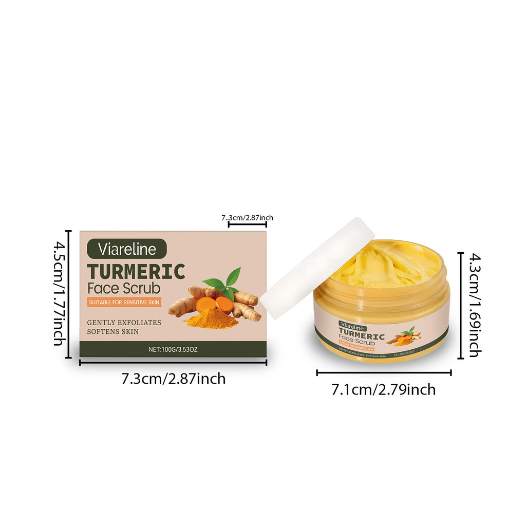 Turmeric Facial Scrub for Radiant Skin - Natural Exfoliating Treatment Scrubs Treatments Tidesmit