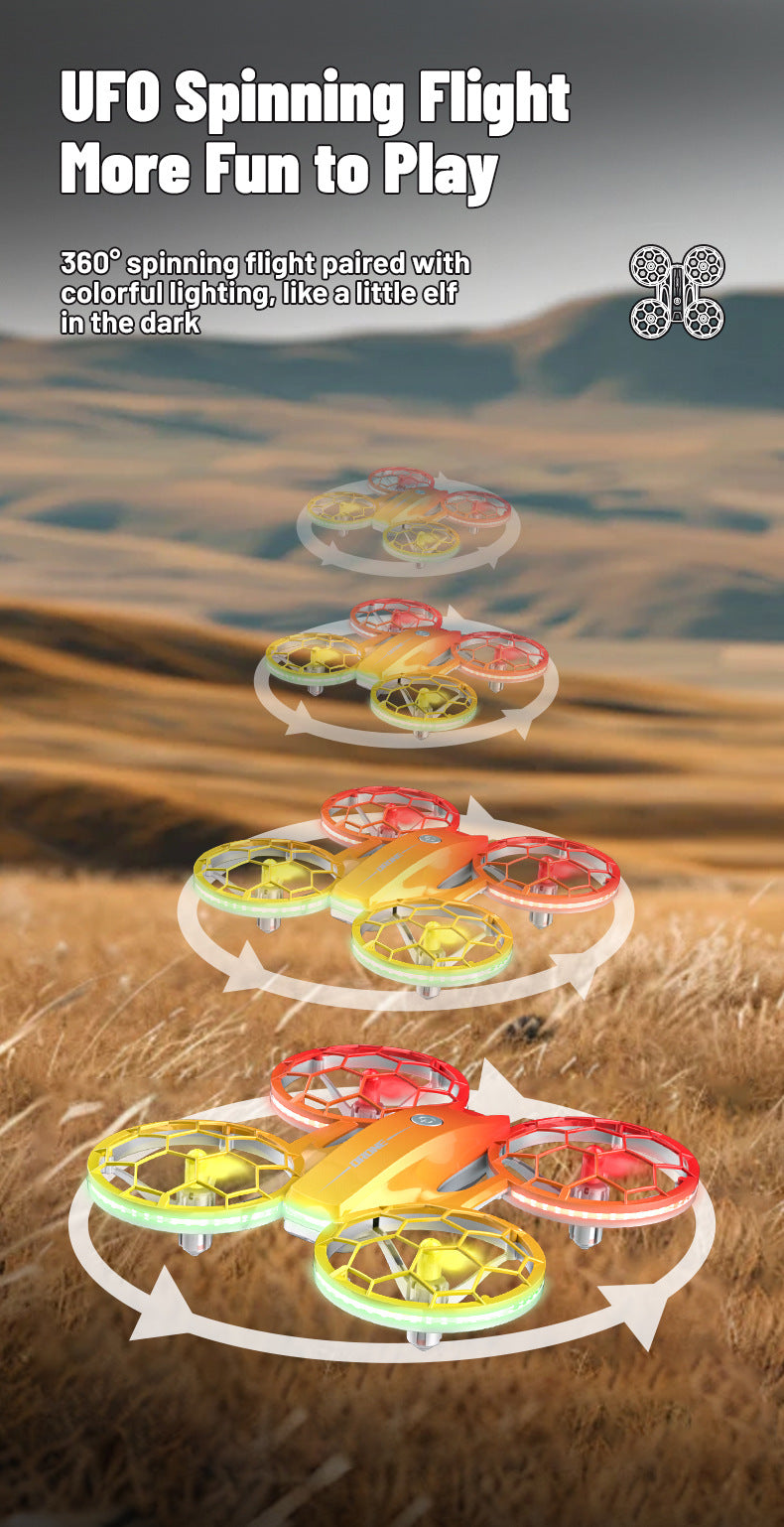 Mini Racing Drone H127 with Altitude Hold & 360 Flips - Violet Tidesmit
