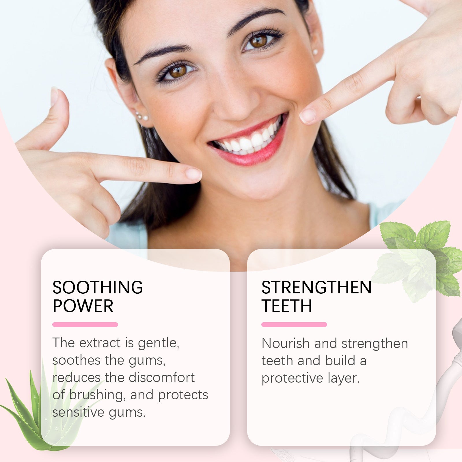 Tidesmit Niacinamide bleaching toothpaste for plaque removal, stain whitening, and fresh breath oral hygiene care.