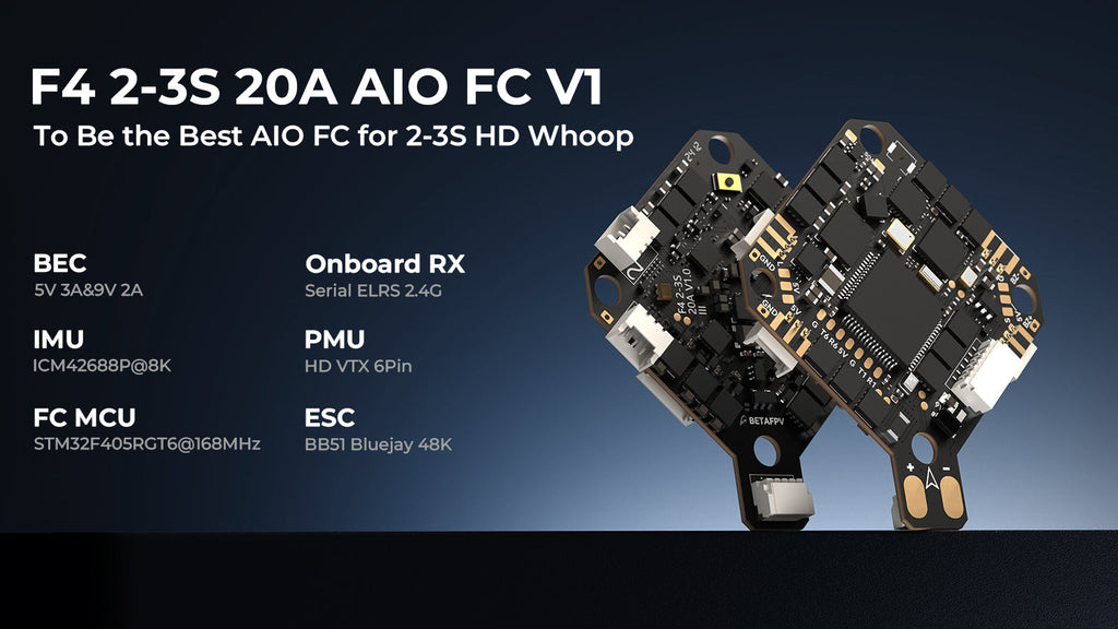 Pavo Pico II Brushless Cinewhoop Drone | 2-3S 20A Flight Controller Tidesmit