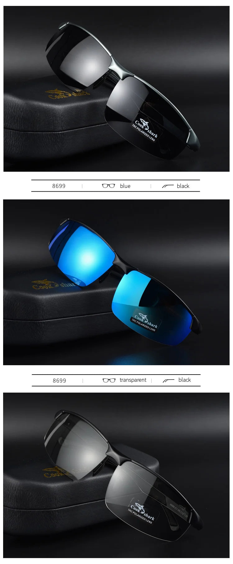 Polarized Driving Sunglasses for Men with UV Protection by Tidesmit Tidesmit