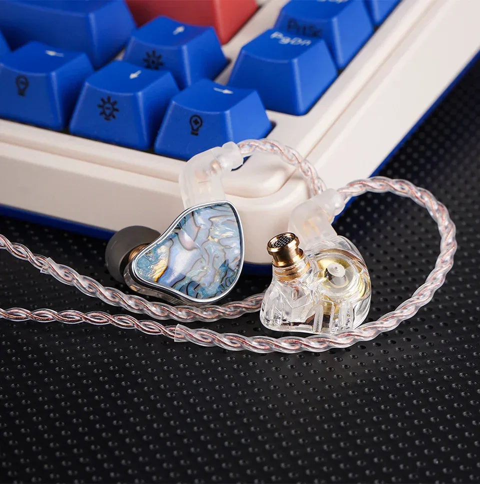 HiFi In-Ear Monitors 1DD+1BA Hybrid Dual Driver Earphones | Tidesmit Tidesmit