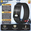 ECG Health Smart Bracelet 2026 New HRV Monitor Fitness Tracker Wristband Sport Band Waterproof No Screen Smartwatch Women Men