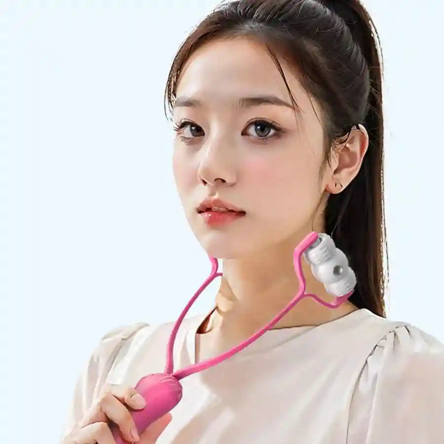 Facial Massage Roller 360 Rotating Y-Shape Lifting Tool Pink Massage Roller Tidesmit