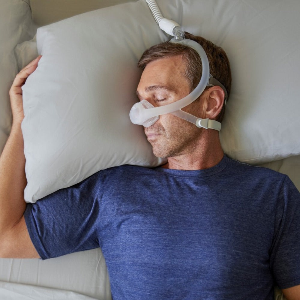 Original DreamWisp Nasal CPAP Mask with Headgear - Anti-Snoring Sleep Apnea Ventilator Mask for Home Use