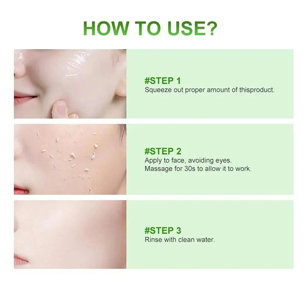 Exfoliating Face Scrub | Hydrating Gel Cleanser for Radiant Skin Scrubs Treatments Tidesmit