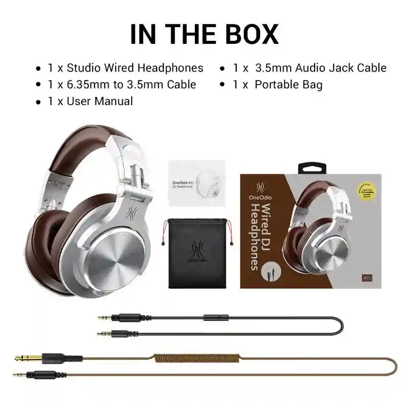 Wired Over-Ear Gaming Headset with High-Definition Microphone Silver Tidesmit