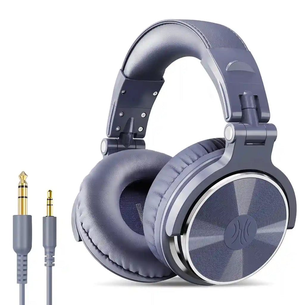 Wired Studio Headphones - Pro Over-Ear Monitoring Audio by OneOdio Pro 10 Purple Tidesmit