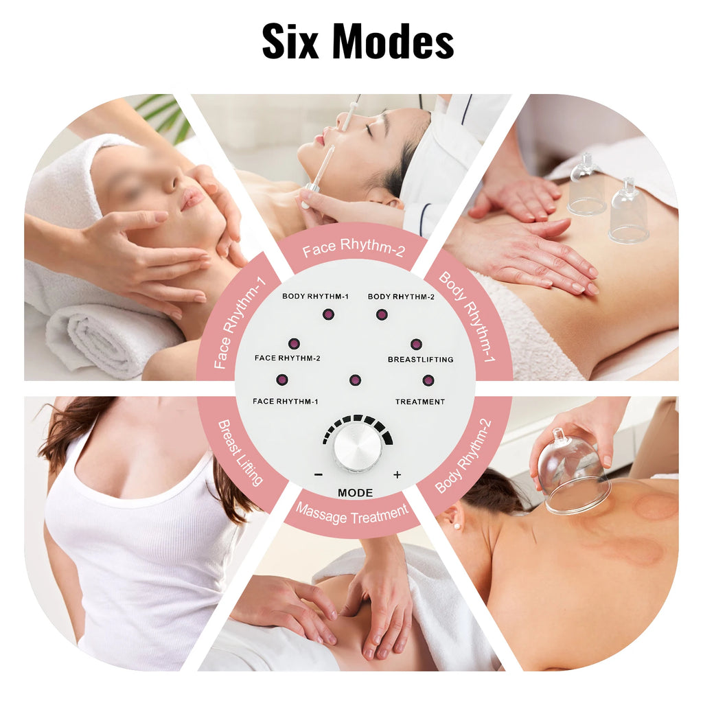 Electric Vacuum Breast Massager - Professional Body Shaping Device Body Shaping Massage Equipment Tidesmit