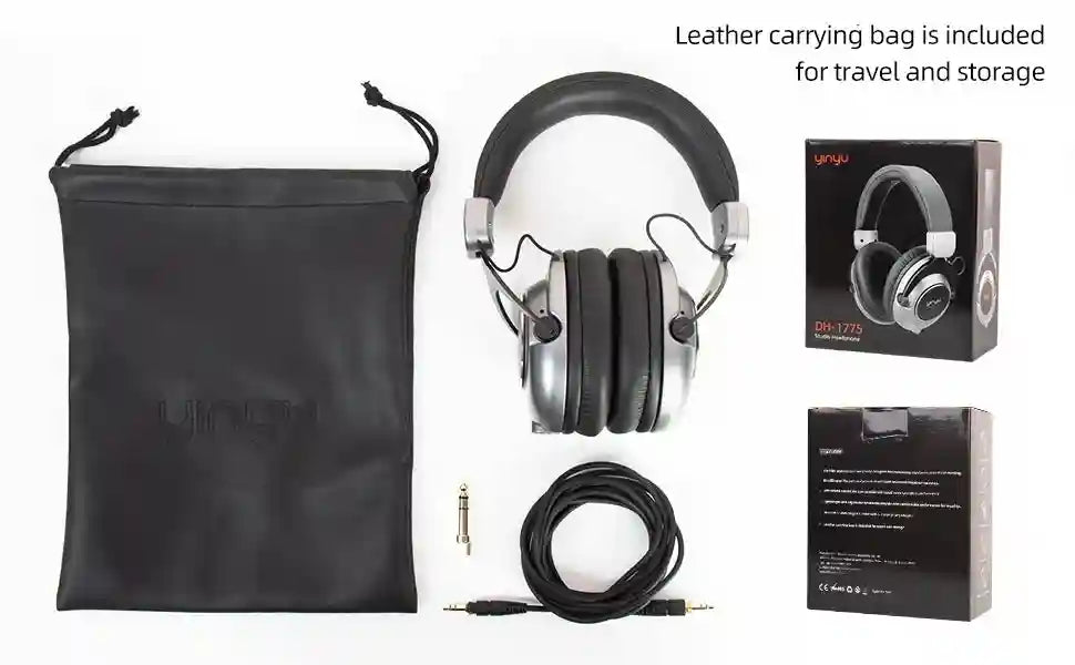Studio Over-Ear Headphones with 50mm Neodymium Drivers - DH-1775 Tidesmit