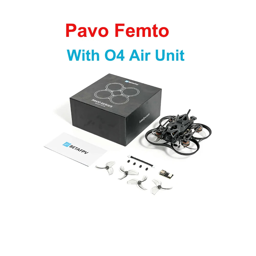 BETAFPV Pavo Femto 2S 4K Drone | Brushless Cinewhoop With O4 Air Unit Tidesmit