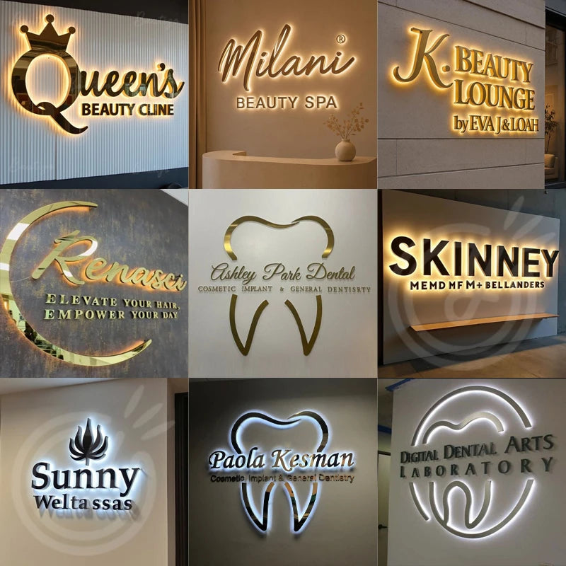 Custom LED Backlit Metal Sign | Professional Content Creation Lighting Tidesmit