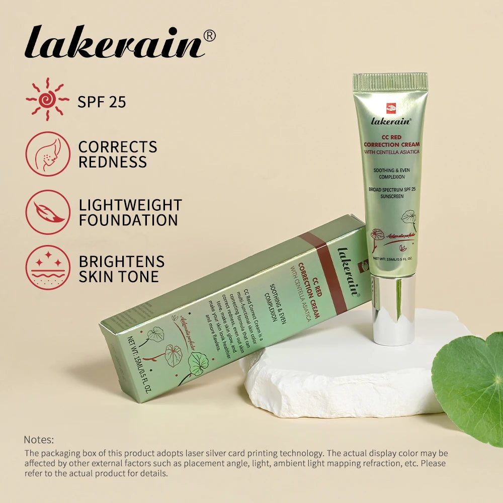 Tidesmit moisturizing CC brightening face makeup cream with waterproof and long-lasting finish texture close-up