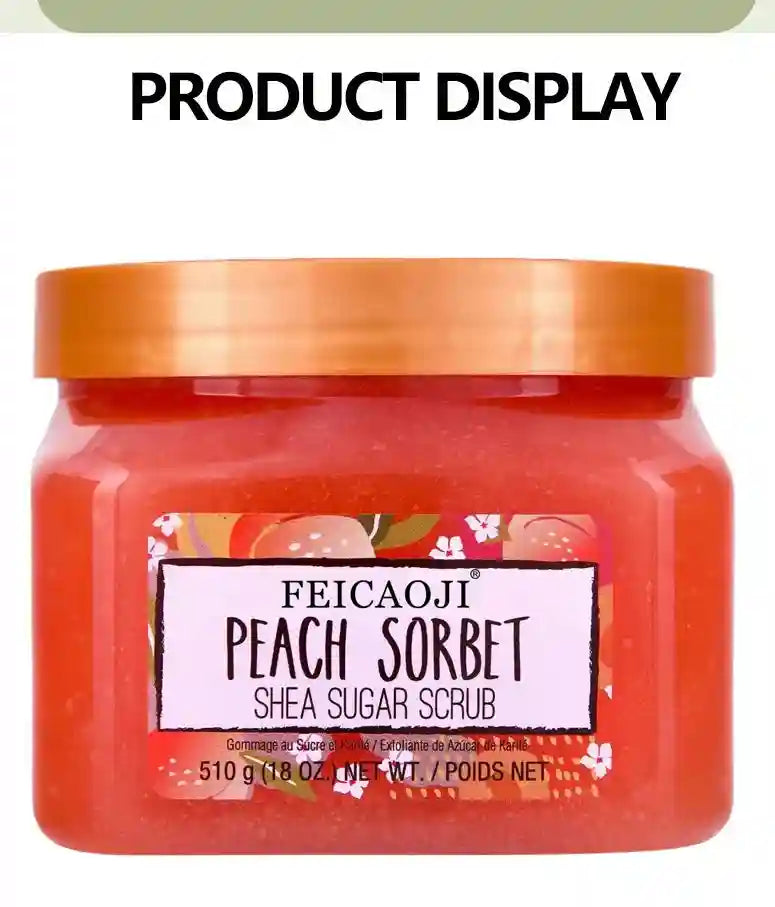 Shea Sugar Body Scrub Exfoliant - Natural Smoothing Treatment Scrubs Treatments Tidesmit