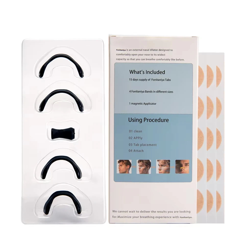 Anti Snoring Nasal Dilator Physical Expansion Nasal Patch Non-Invasive Easier Breath Sleep Aid Anti-Snoring Nasal Strip