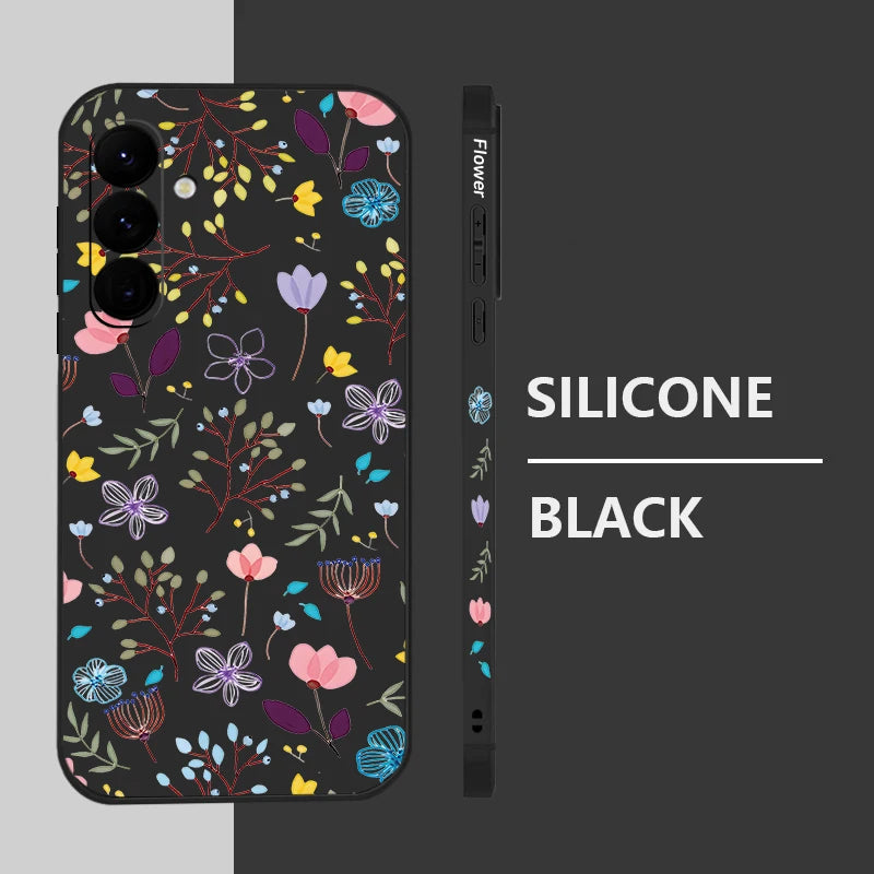 Floral Samsung Galaxy S25 Ultra Case | Slim Shock-Absorbing Cover Tidesmit
