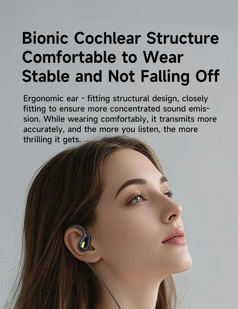 Tidesmit Open Ear Gaming Headset | Wired ENC Mic | 3.5mm & Type-C Options Tidesmit