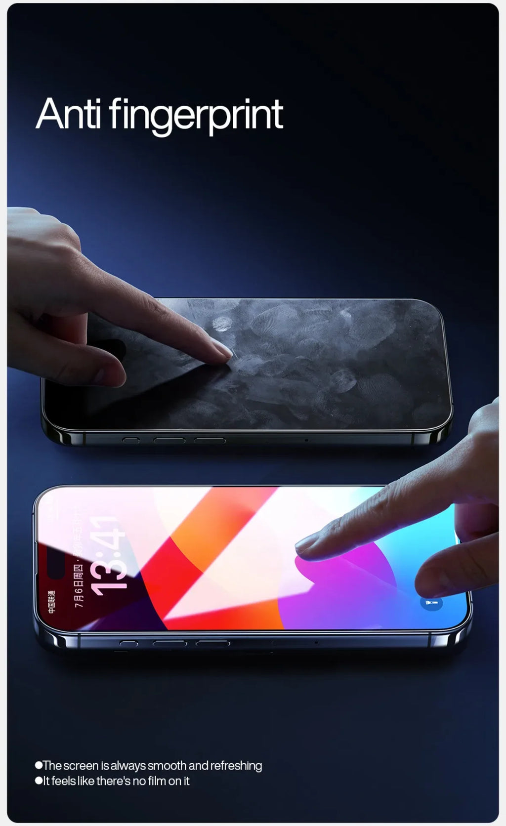 iPhone 15 Pro Max Screen Protector | Anti-Blue Light Tempered Glass Tidesmit