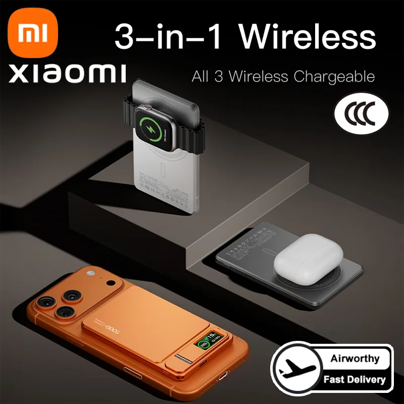 Tidesmit Magnetic Wireless Power Bank 10000mAh PD Fast Charging Tidesmit