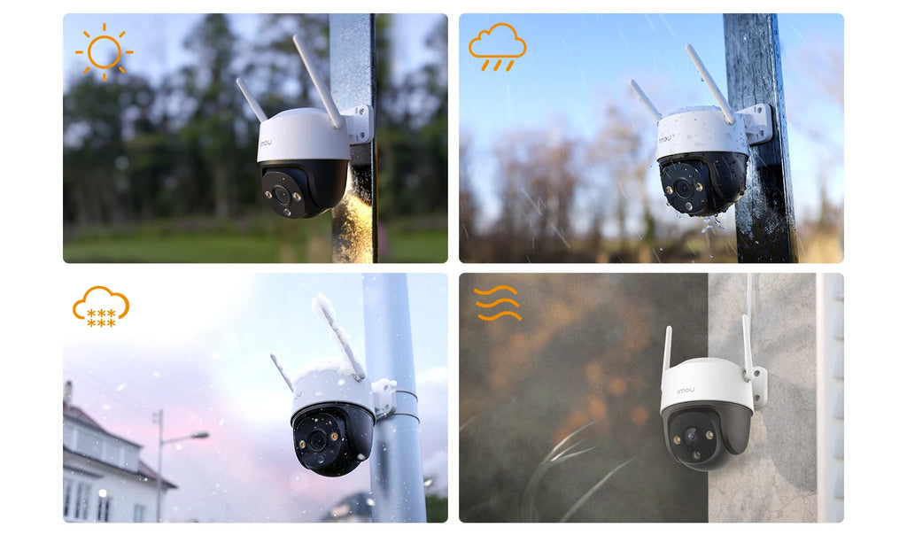 IMOU Cruiser SE+ 3MP Outdoor PTZ Wi-Fi Camera IP66 Weatherproof Camera Two Way Audio Color Night Vision AI Human Detection