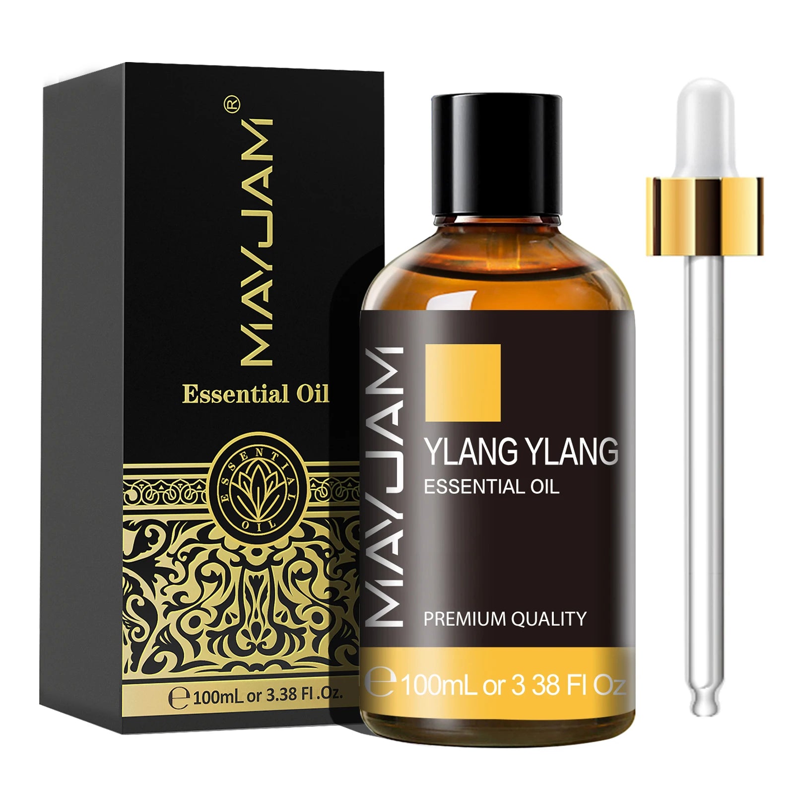MAYJAM 100ml Pure Natural Essential Oil May Chang Sandalwood Lavender Vanilla Oregano Eucalyptus Oil for Humidifier Diffuser
