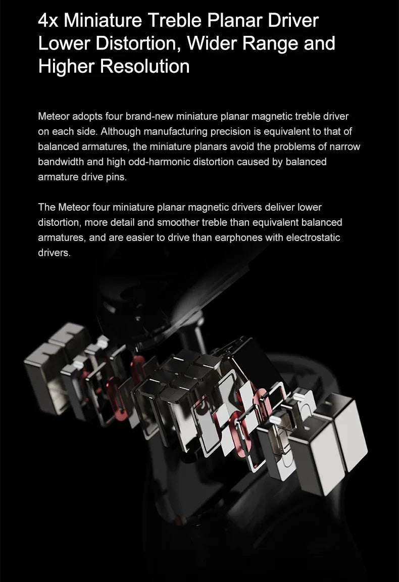 Moondrop Meteor 7-Driver Hi-Fi Hybrid In-Ear Monitors by Tidesmit Tidesmit