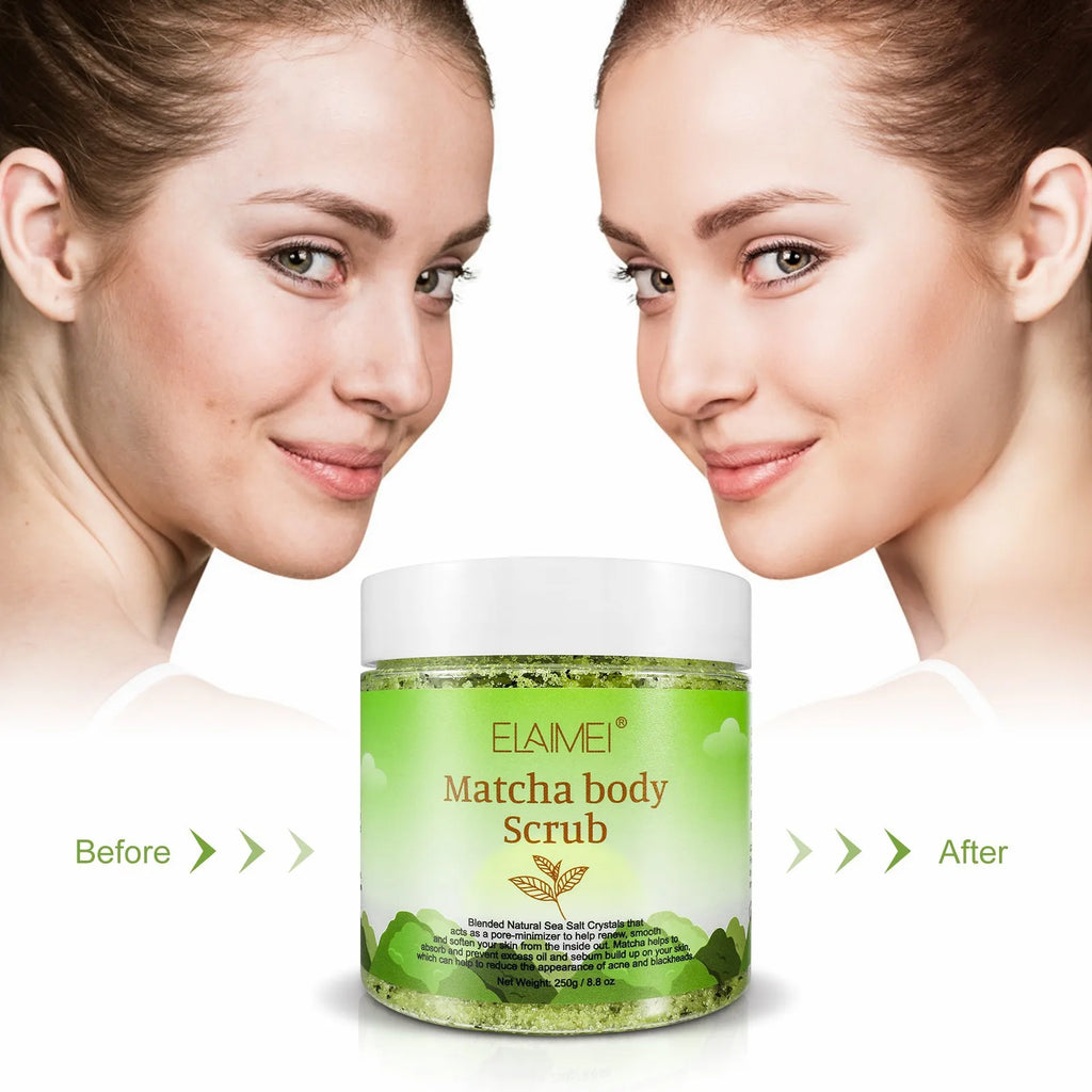 Matcha Body Scrub - Anti-Oxidant Skin Exfoliator by Tidesmit Scrubs Treatments Tidesmit