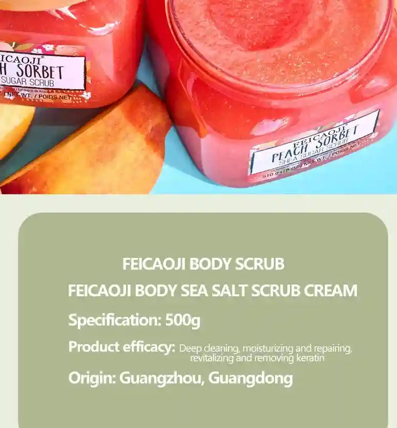 Shea Sugar Body Scrub Exfoliant - Natural Smoothing Treatment Scrubs Treatments Tidesmit