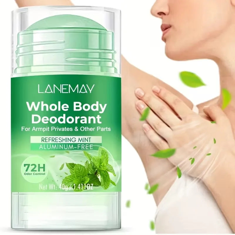 Tidesmit LANEMAY Whole Body Deodorant, aluminum-free refreshing mint spray for long-lasting odor control and care