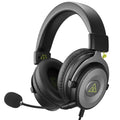 Wired Gaming Headphones with Detachable Mic for PC PS5 and Xbox Black Silver Tidesmit