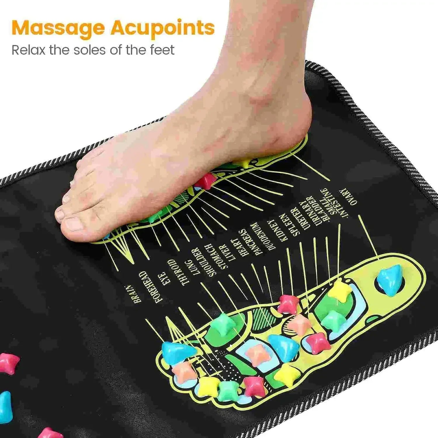Foot Massage Pad: Acupressure Mat for Stress Relief | 35cm-175cm Relaxation Treatment Tidesmit