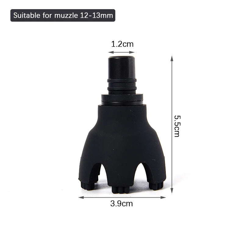 Massage Gun Replacement Heads | Deep Tissue Recovery Set | 12-19mm Fascia Gun 1213mm Tidesmit