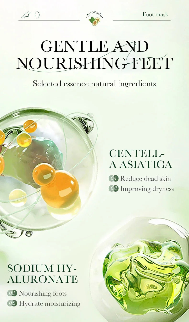 Fruit Foot Peel Mask - 6 Pairs Exfoliating & Moisturizing Treatment Scrubs Treatments Tidesmit