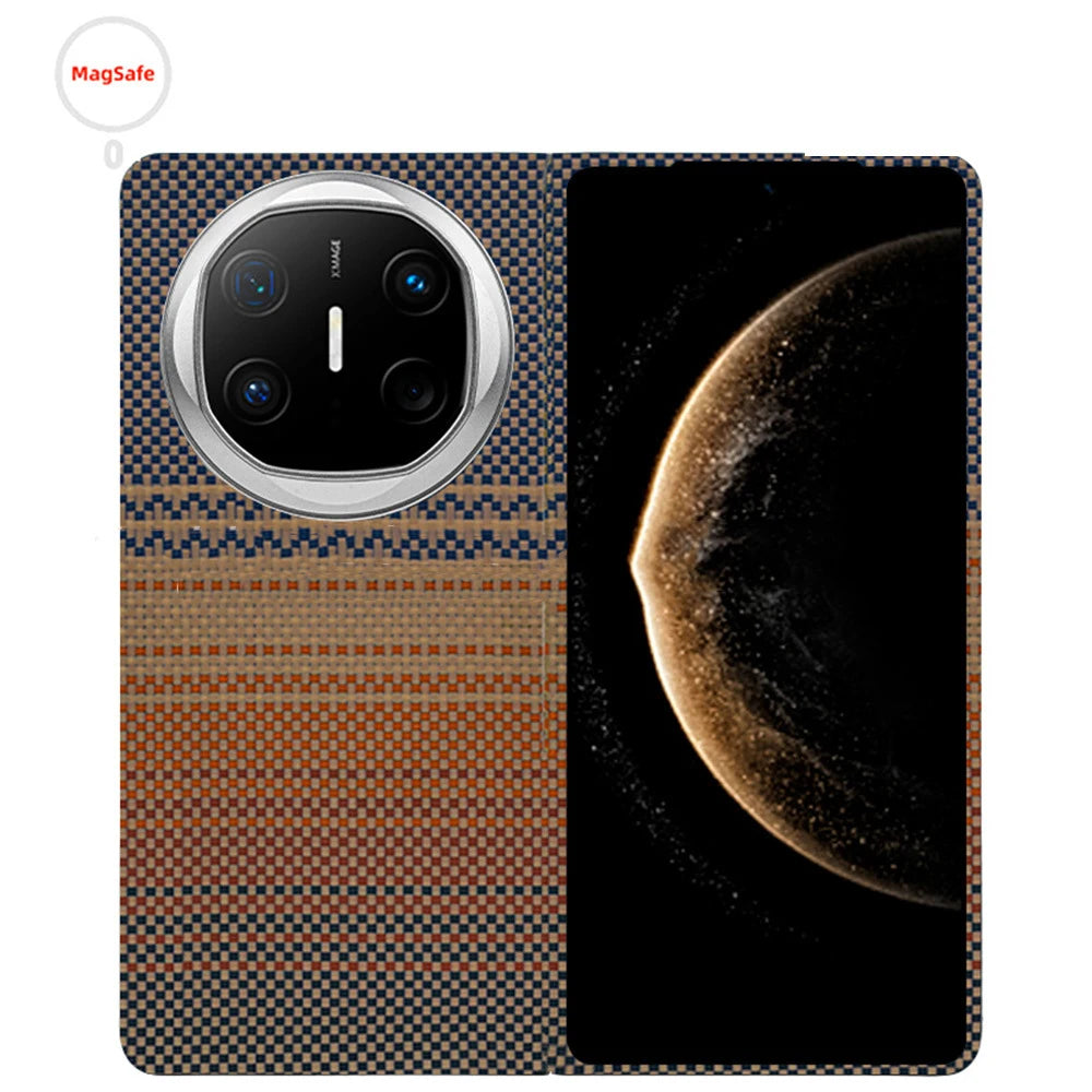 Huawei Mate X6 Aramid Fiber Case | Slim Magnetic Protection Sunset China Mainland Huawei Mate X6 Tidesmit