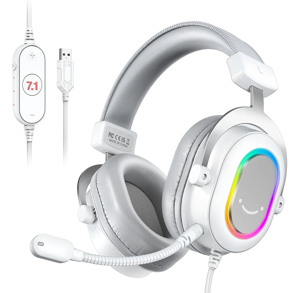 7.1 Surround Sound RGB Gaming Headset with Microphone - Tidesmit Tidesmit