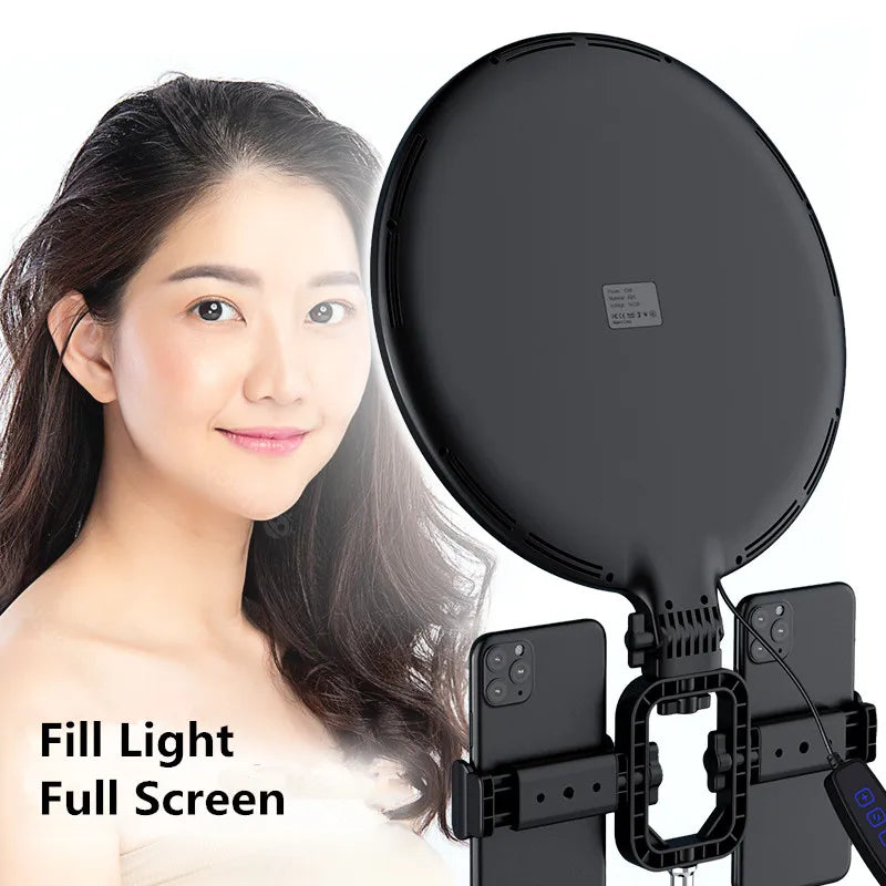 10-Inch LED Ring Light with 2M Adjustable Tripod for Professional Streaming Tidesmit