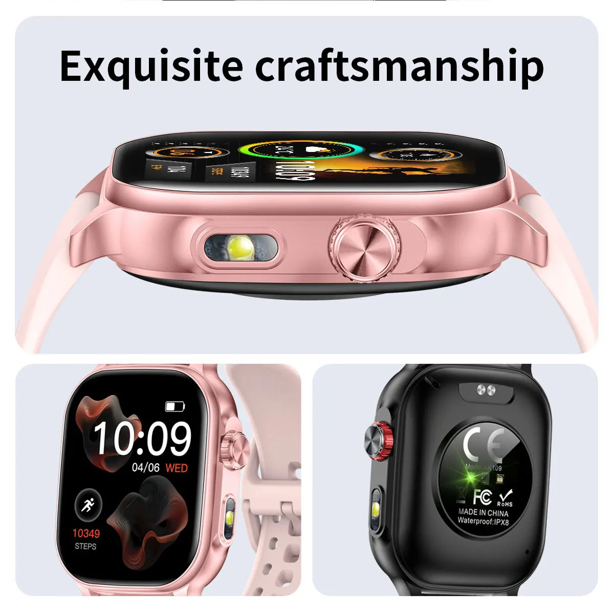 2026 new men's and women's smartwatches, fitness trackers,wireless calling, IPX8 waterproof, activity pedometers, birthday gifts