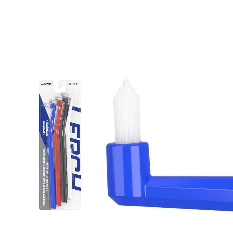 Soft Hair Small Head Single-Beam Toothbrush For Interdental Cleaning Adult Oral Care Deep Cleaning Tool For Teeth Implants