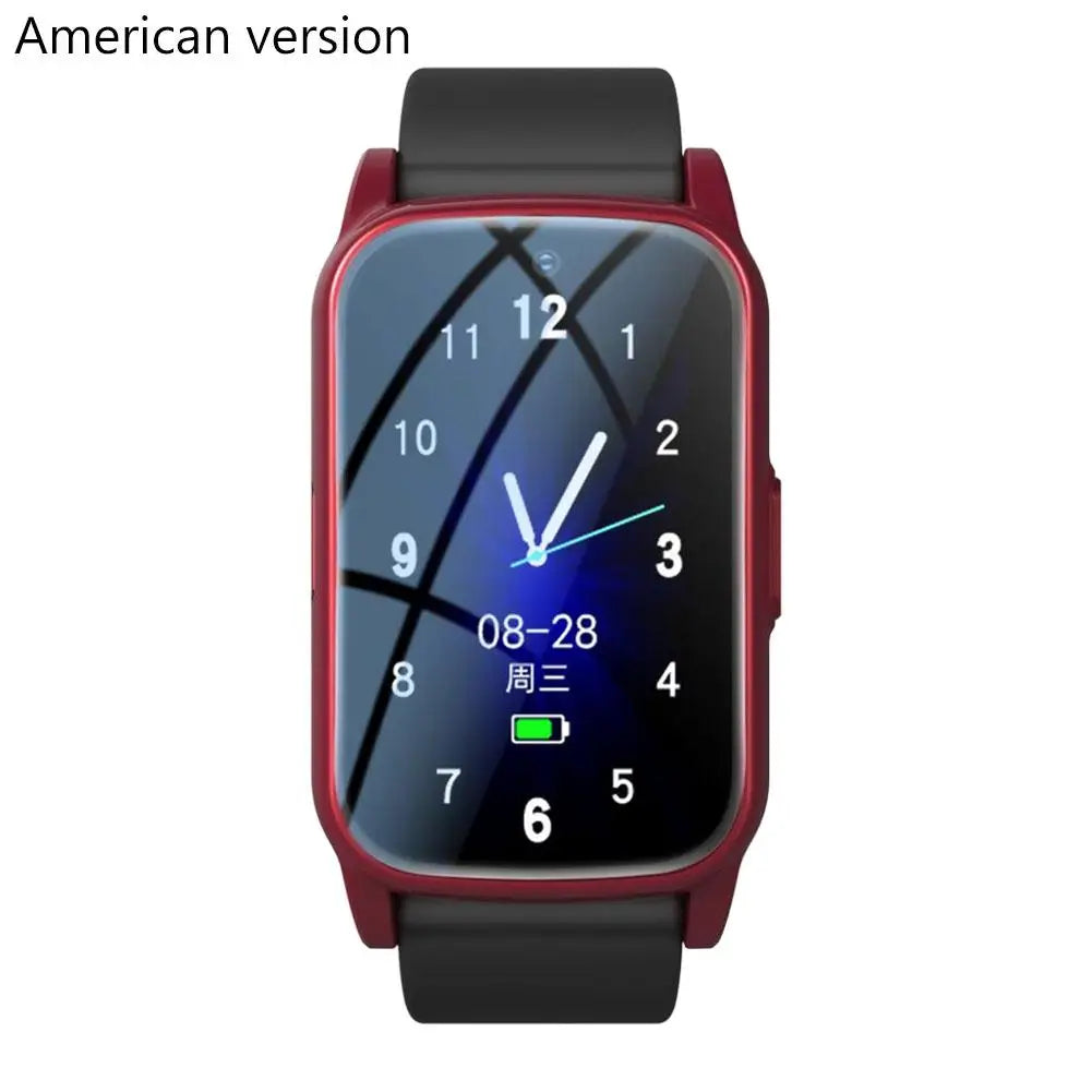 Elderly Smart Watch With Fall Detection GPS Tracking SOS Alert HD Video Call Waterproof Fitness Heart Rate Monitor For Seniors