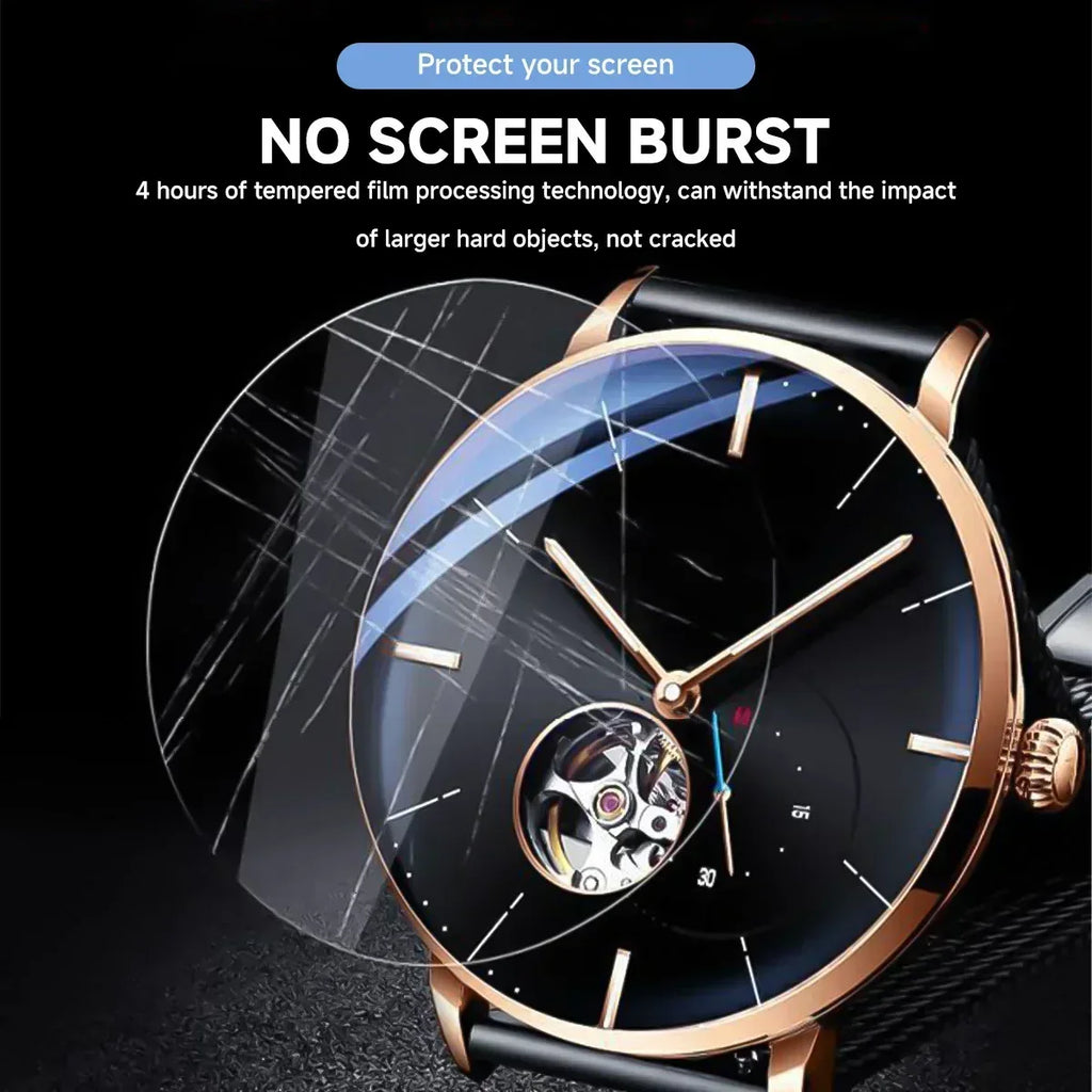 Universal Smartwatch Screen Protector - 9H Tempered Glass for Smartwatches Tidesmit