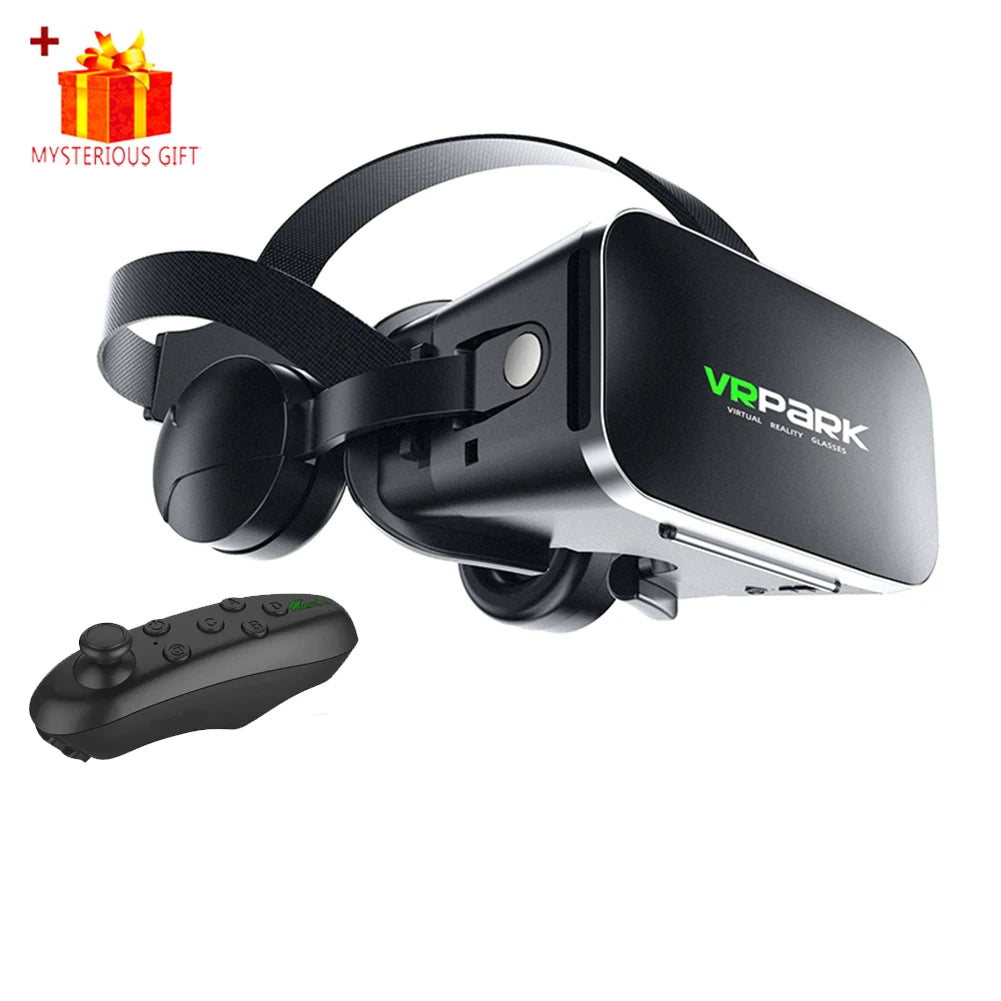 VR Headset for Smartphones with Bluetooth Control | Tidesmit Smart Glasses VR and Control A Tidesmit