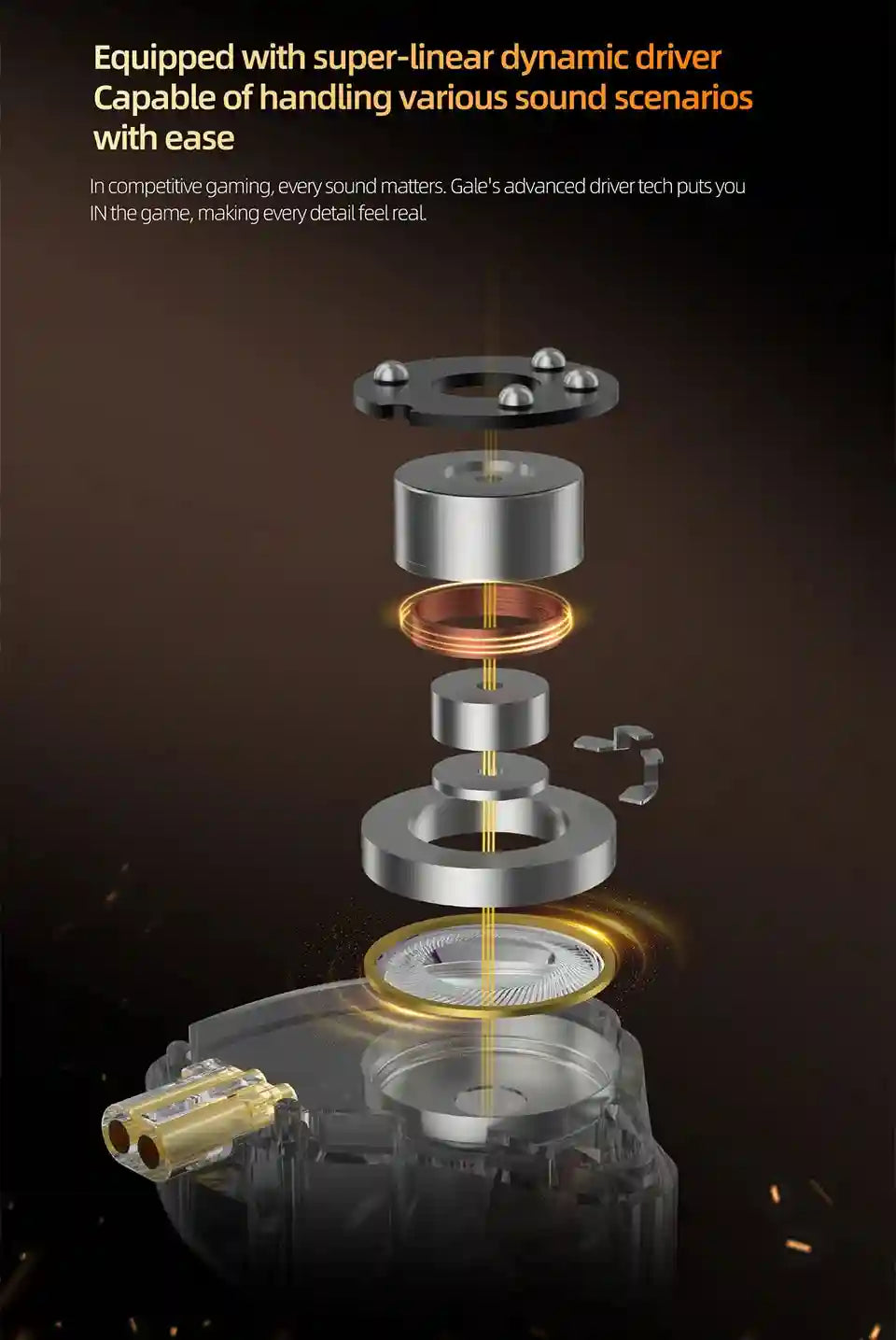 Gaming Earbuds With Mic: Bass Enhanced Wired In-Ear Headset by Tidesmit Tidesmit