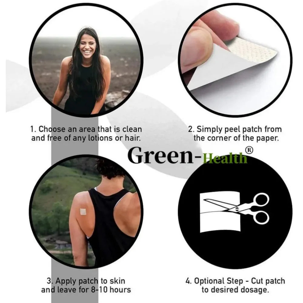 Tidesmit natural B12 transdermal patch: 30-day supply of self-adhesive vitamin patches for energy and health support.
