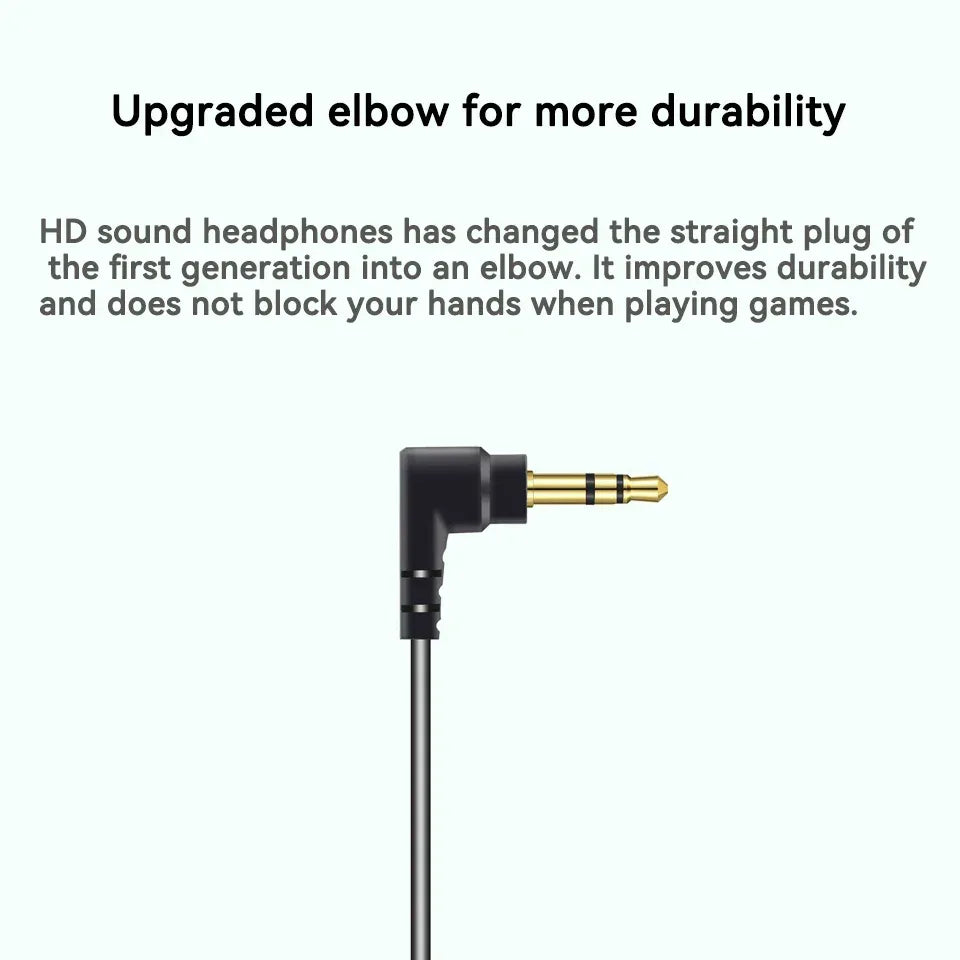 Wired Gaming Earbuds With 9D HiFi Bass Microphone | Tidesmit Tidesmit